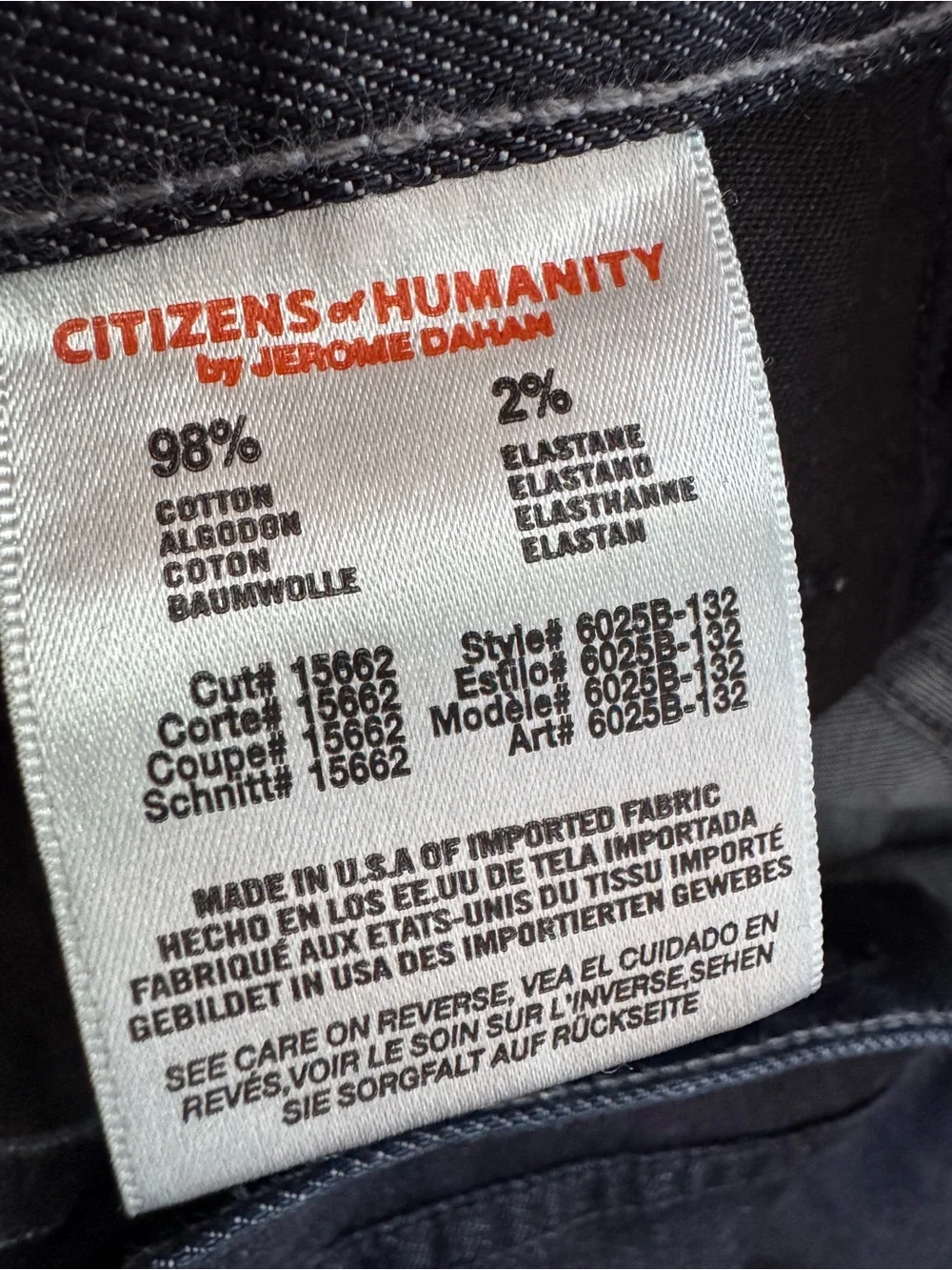 Citizens of Humanity Mens Baron Straight Leg Jeans 30X32
